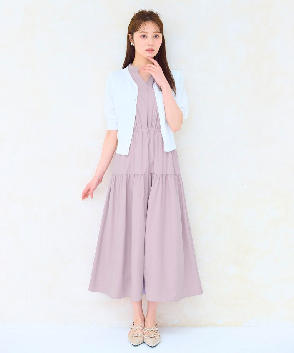 Feroux ハーフスリーブ カーディガン 