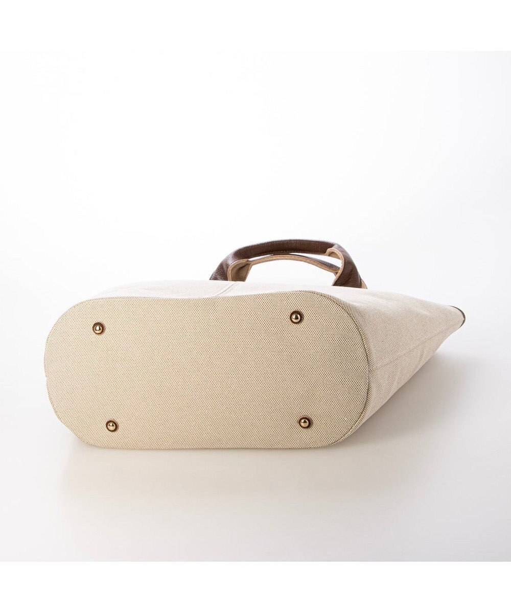 UNBILLION VERYコラボ ペルケ perche / キャンバス×牛革コンビトートバッグ 