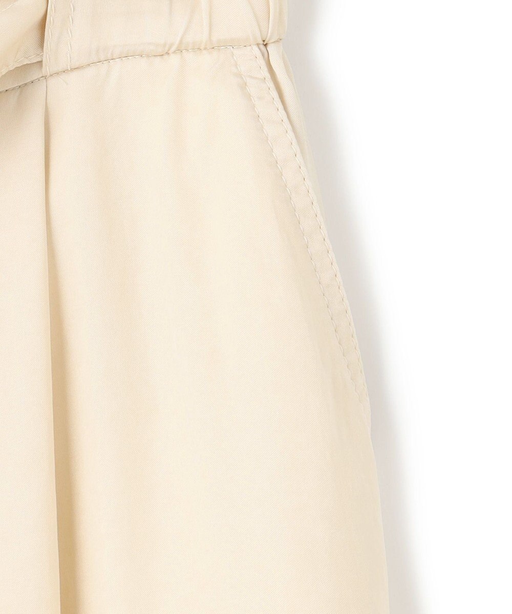 BEIGE， 【洗える】PAWPAW / ウエストリボンタックスカート 