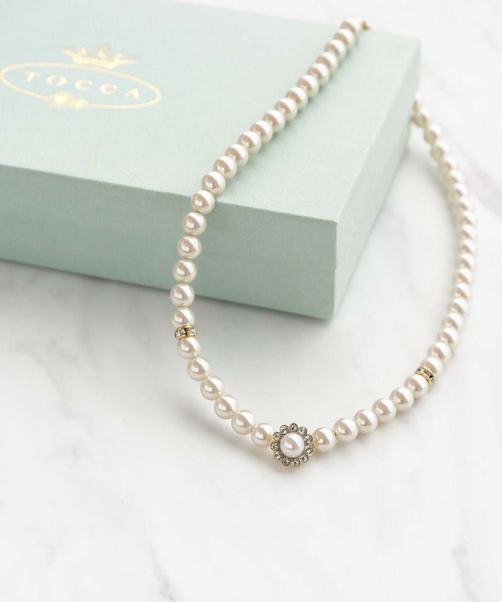 TOCCA NOBLE PEARL NECKLACE ネックレス ホワイト系