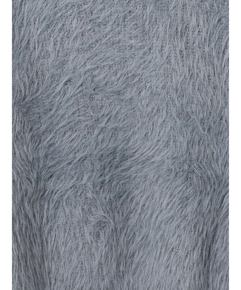 Te chichi シャギーヤーンロングスリーブニット 