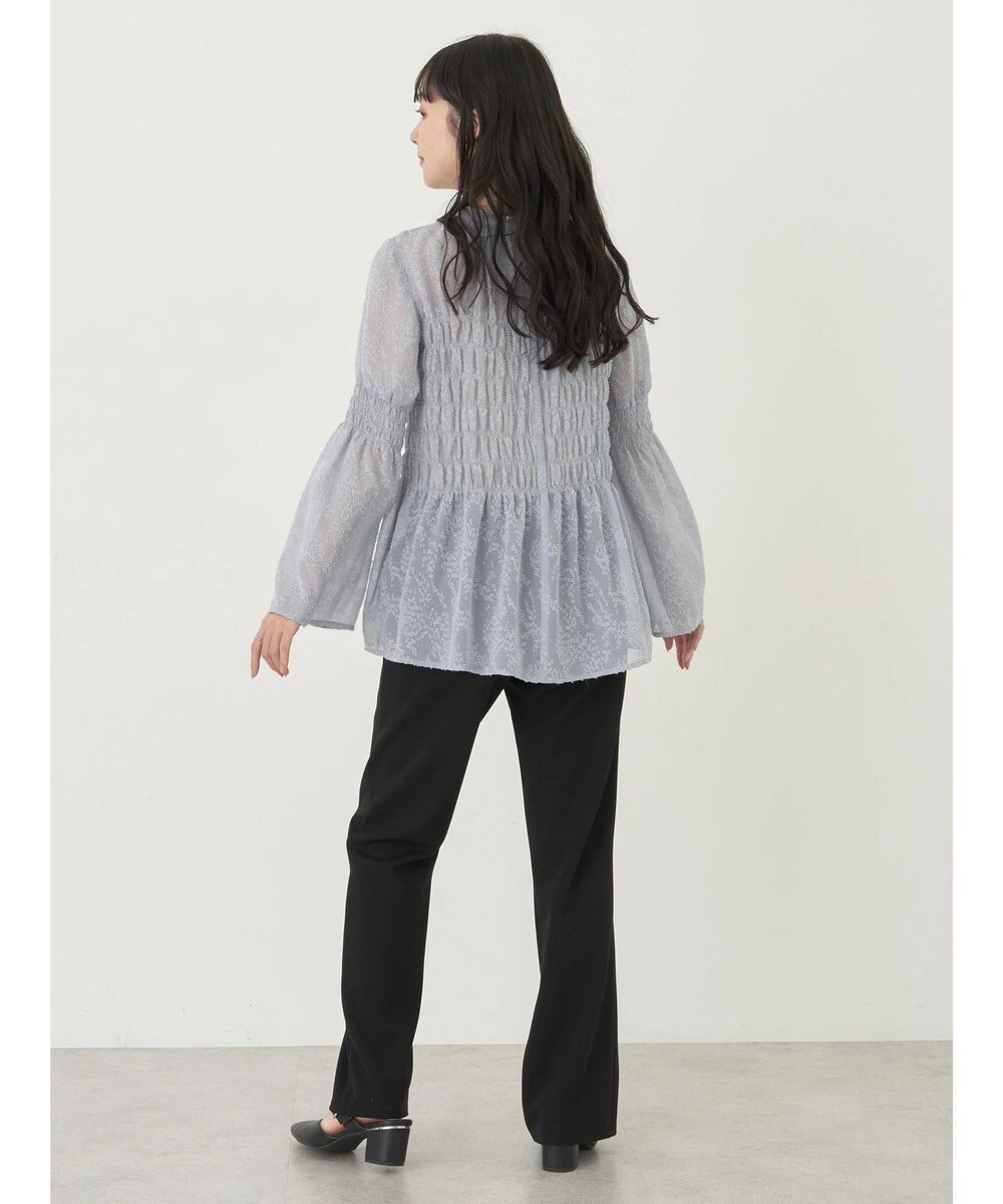 earth music&ecology ジャガードシャーリングプルオーバー 