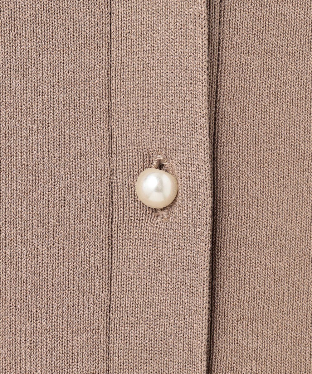 ANY 【洗濯機可】パールポイントフレンチスリーブニット 