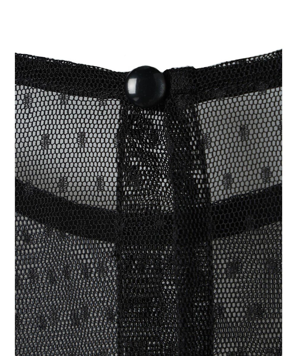 Green Parks ■ＥＳＣＡＲ　ドットチュールフレアヨークプルオーバー 