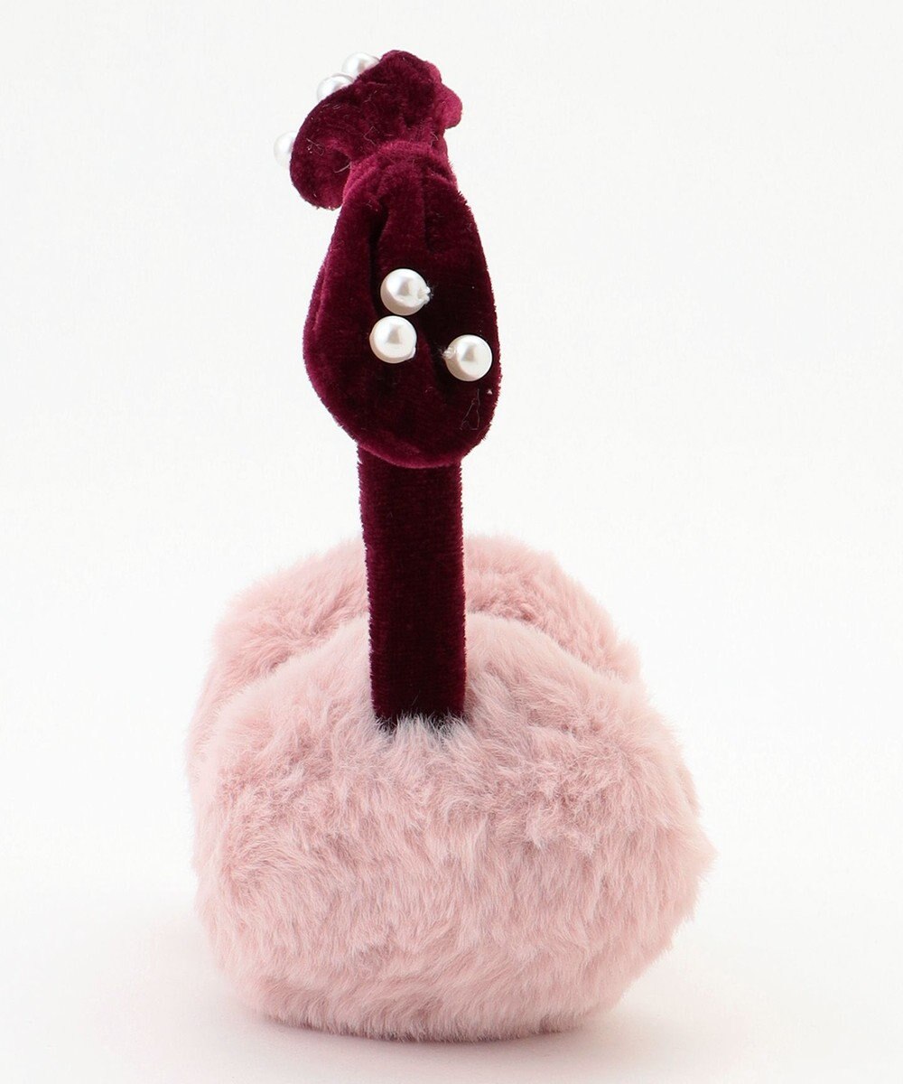 ANY KIDS パール×リボンイヤーマフ 