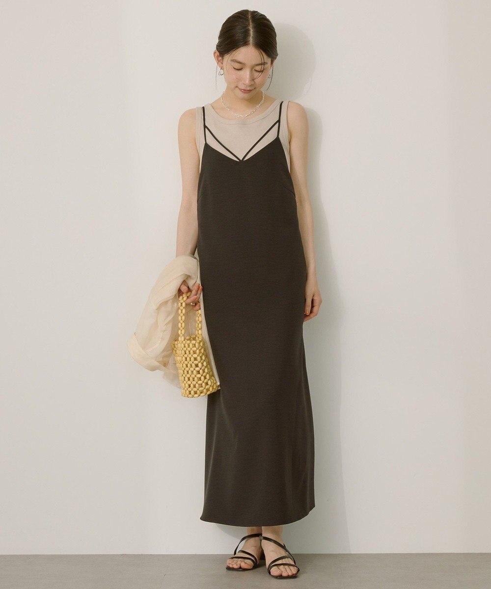 AMERICAN HOLIC ダブルストラップキャミワンピース【WEB限定カラー有り】 