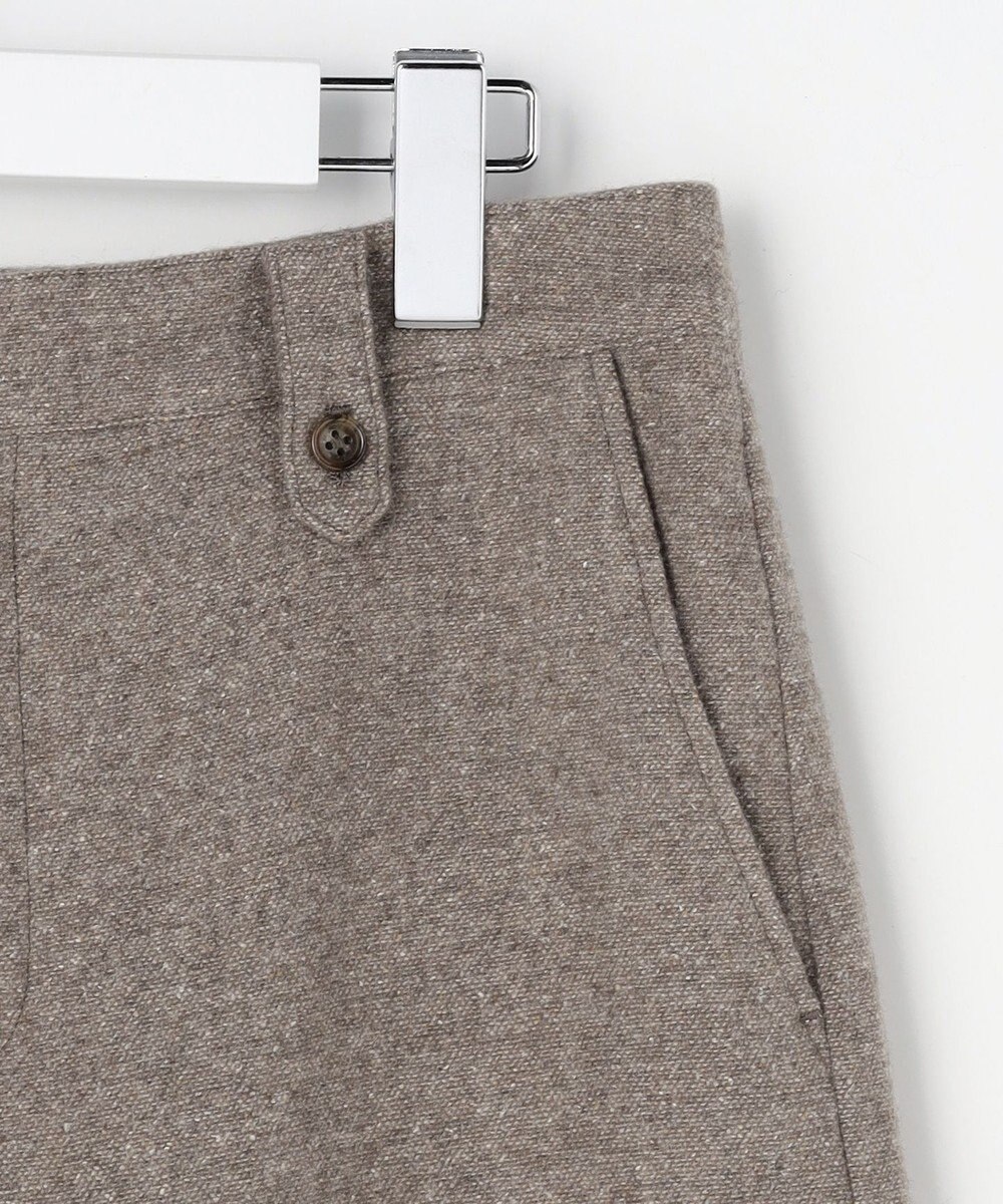 J.PRESS LADIES シルクネップツイード クロップド パンツ 