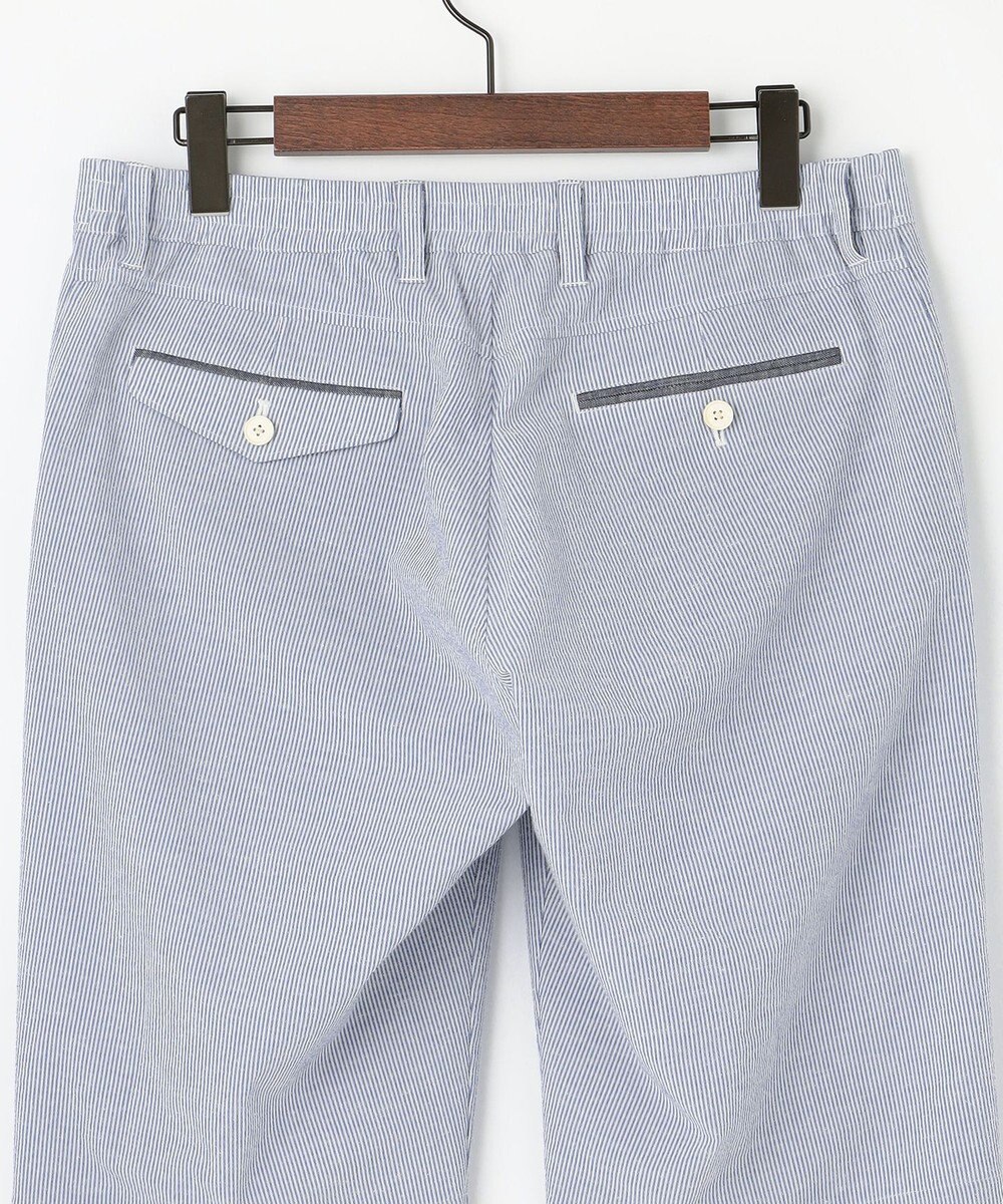 JOSEPH ABBOUD 【ウエストも伸びる！/2WAYストレッチ/清涼】クールサッカー ショーツ 