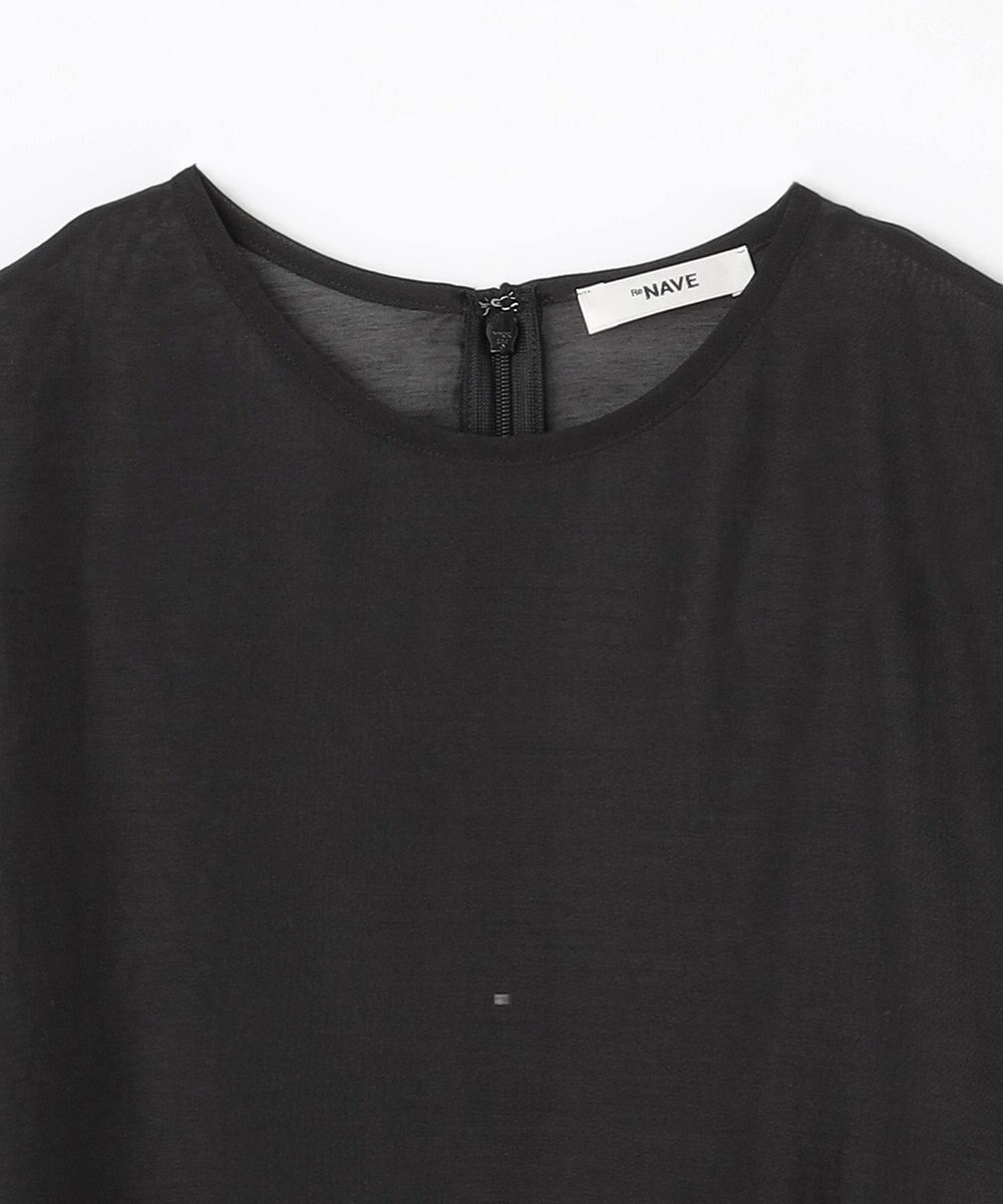 NAVE 【ReNAVE・洗える】シアーボイル ブラウス 