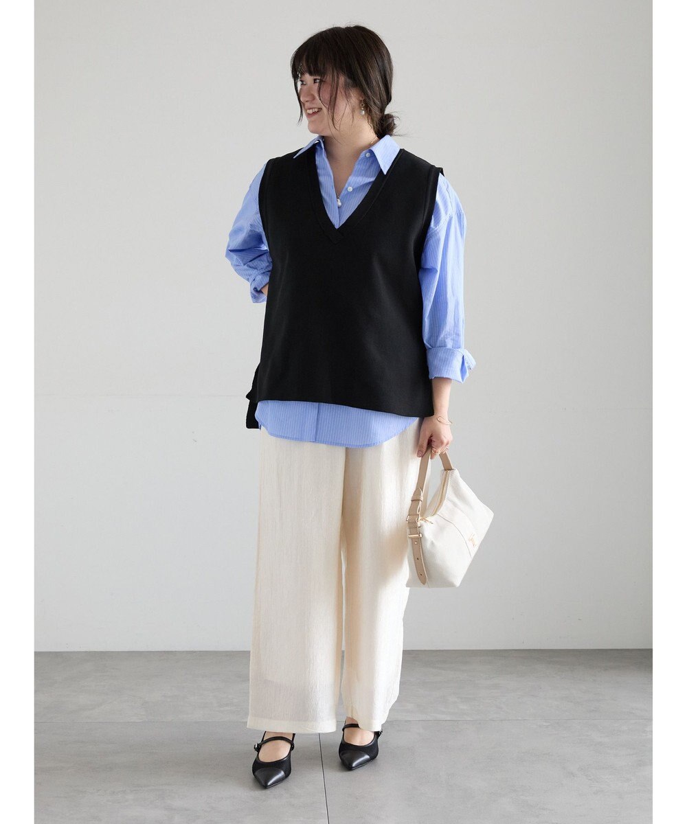 Te chichi Vネックニットベスト 