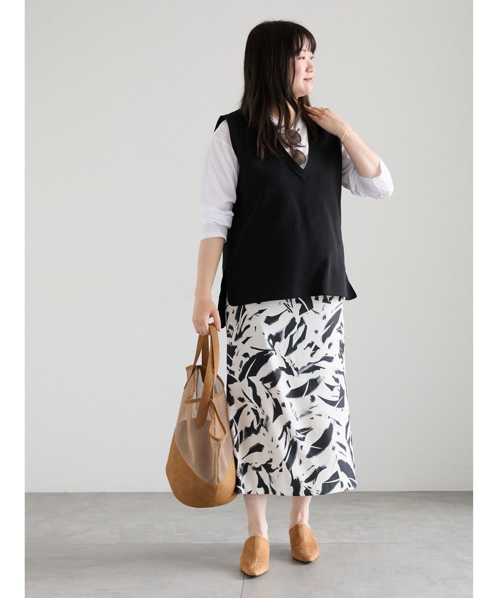 Te chichi Vネックニットベスト 