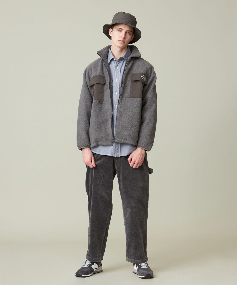 J.PRESS YORK STREET 【UNISEX】フリース フルジップブルゾン 