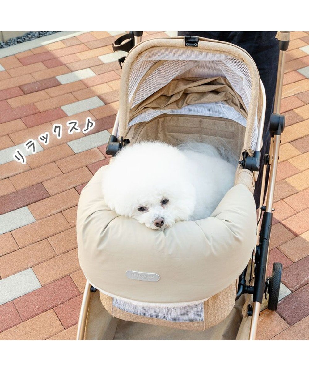 PET PARADISE ペットパラダイス カート用 クッション くすみカラー《ベージュ》 