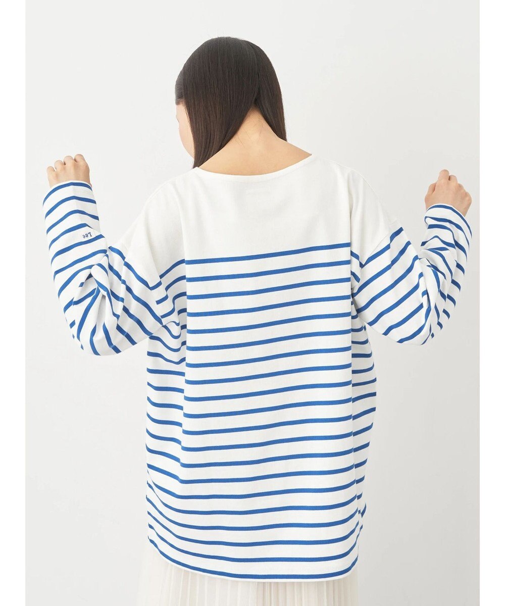 earth music&ecology Ｌｅｅ×ｅ．ｍ．ａ．ｅ　ＢＯＲＤＥＲ　Ｌ／Ｓ　ＴＥＥ 