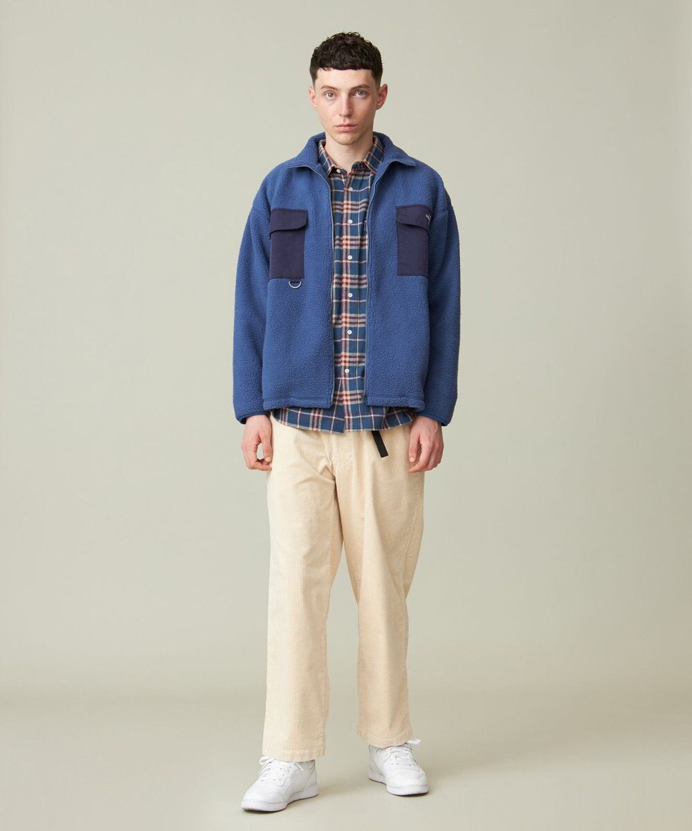J.PRESS YORK STREET 【UNISEX】フリース フルジップブルゾン 