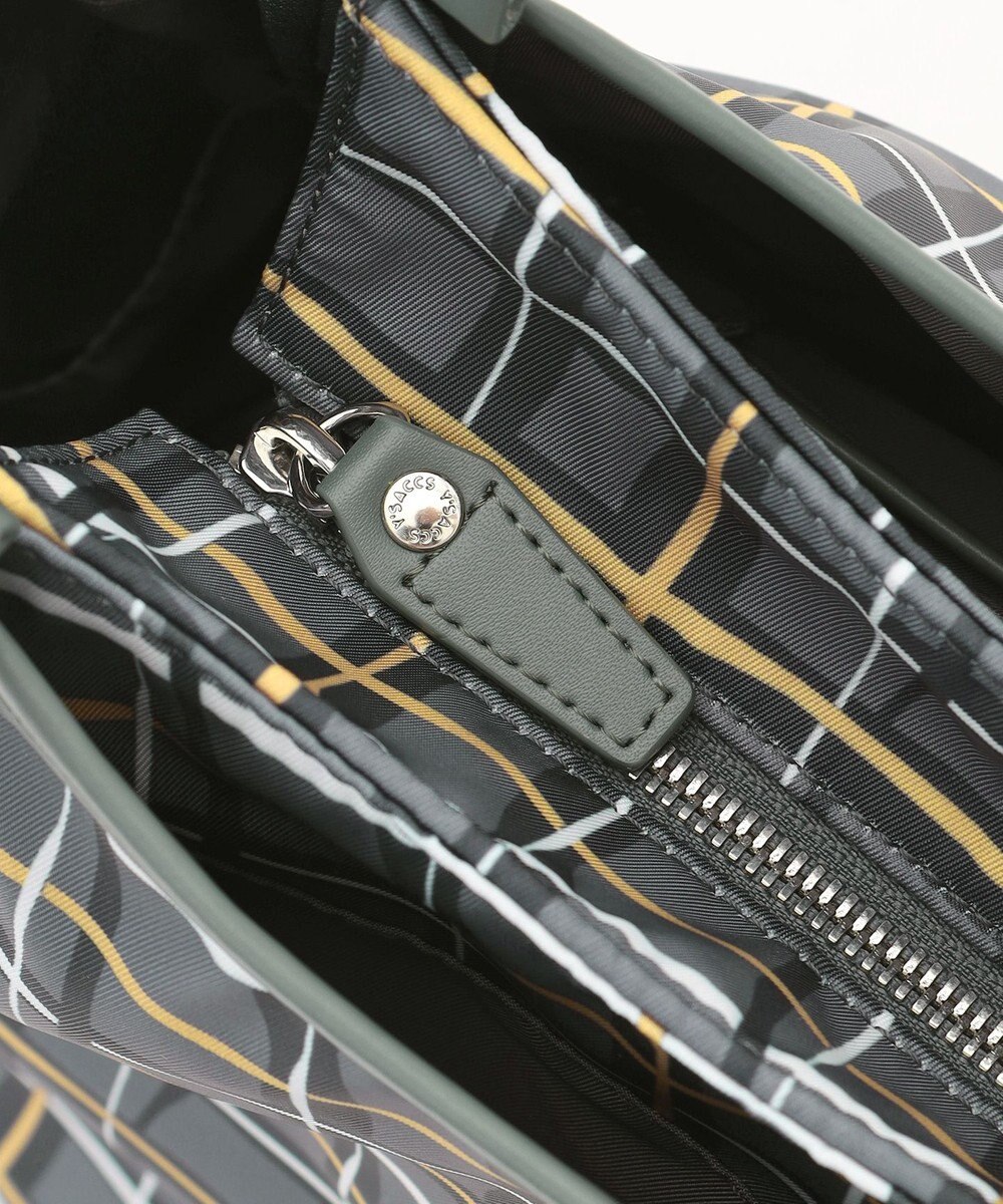 Y'SACCS ドローイングチェックトートバッグ 