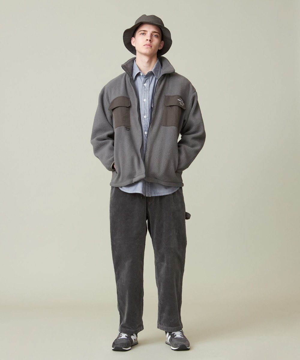 J.PRESS YORK STREET 【UNISEX】フリース フルジップブルゾン 