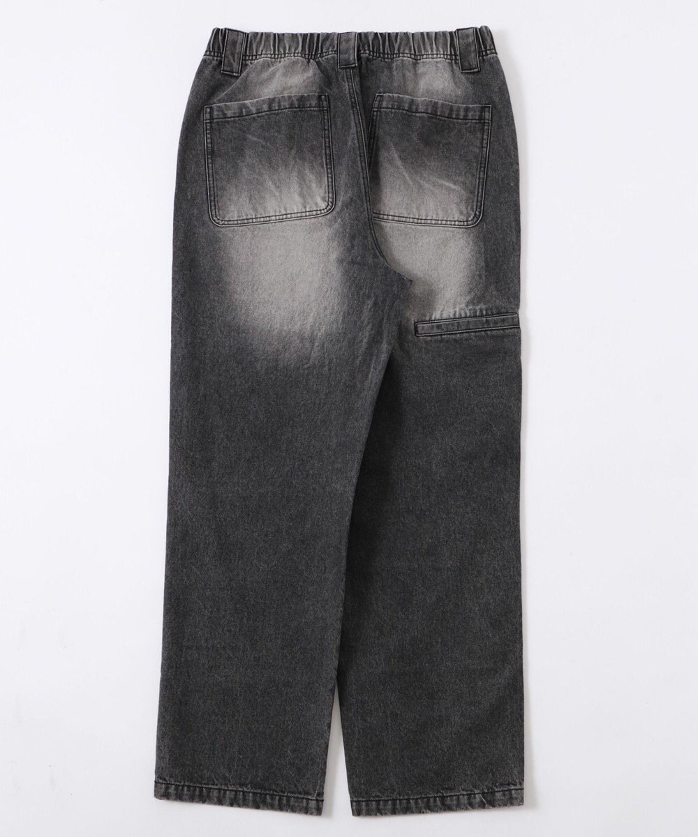 WEGO 【ウエストゴム/MLサイズ展開】ージーダブルニーパンツ 