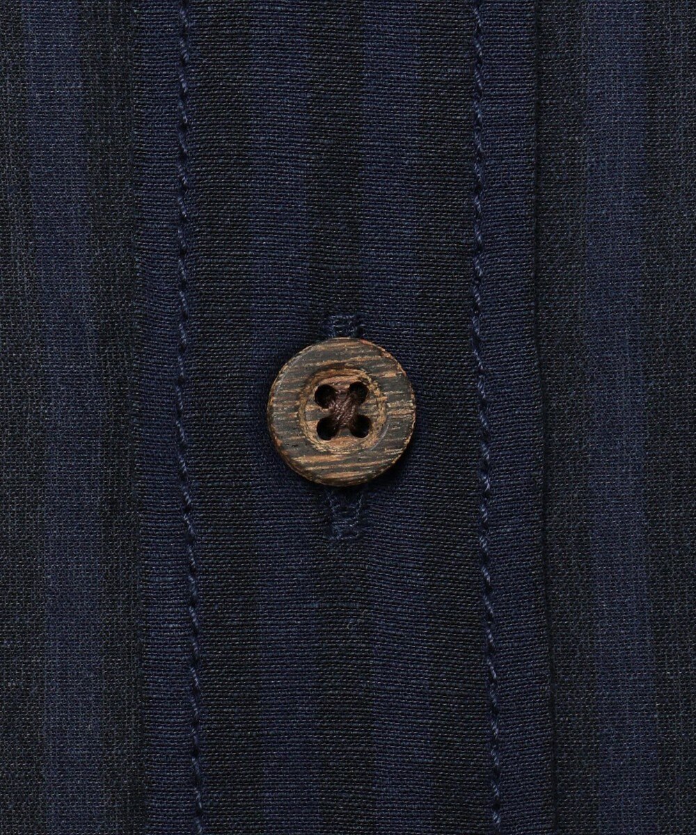 JOSEPH ABBOUD MOUNTAIN 【SPACE】エアリノバンドカラー シャツ 