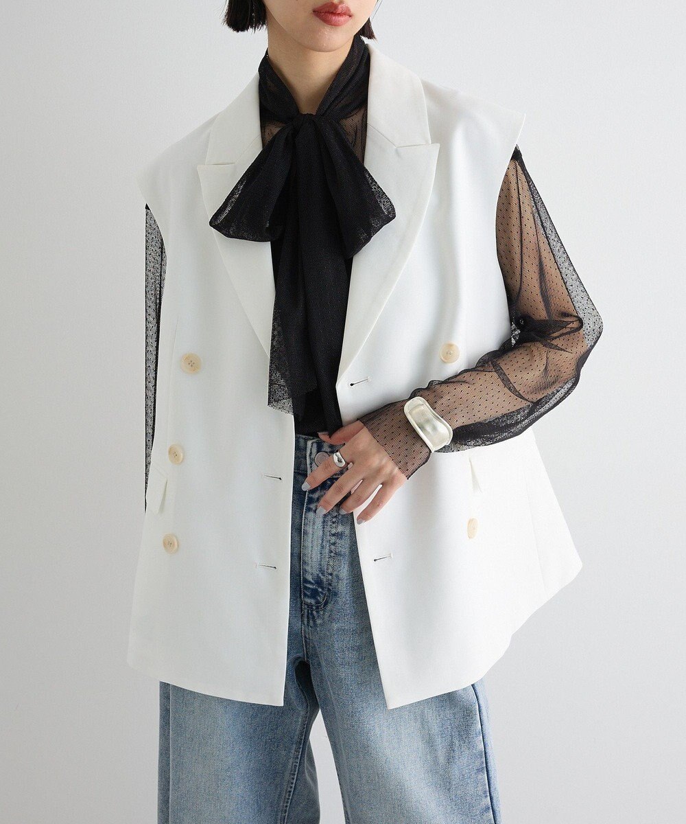 Green Parks テーラードベスト 