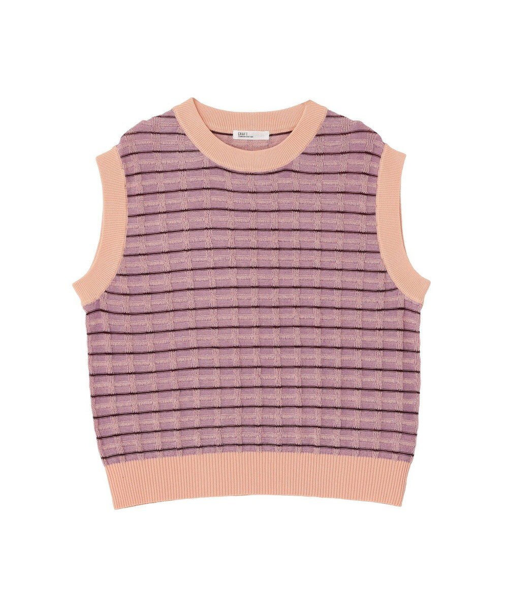 CRAFT STANDARD BOUTIQUE リンクスチェックニットベスト 