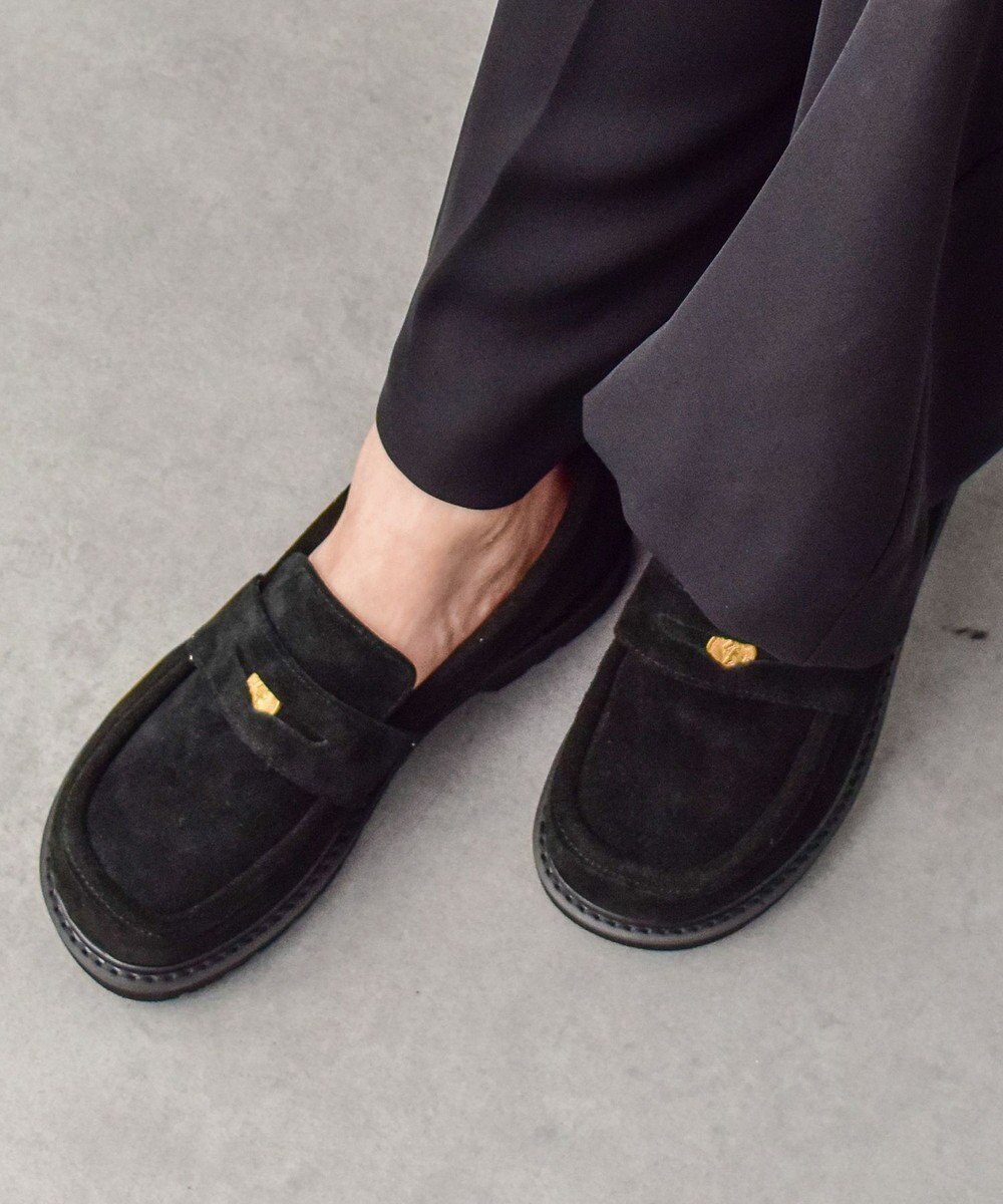 Bridget Birkin 【PARADIS COULEUR】オブリークトウペニーローファー 