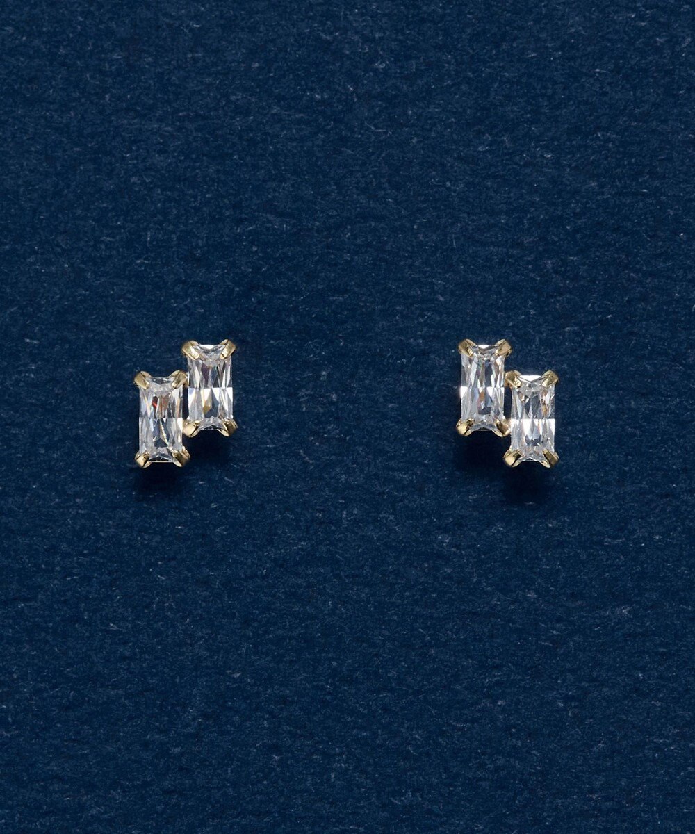 Phoebe 【K10】ツインバケットピアス　ゴールド 