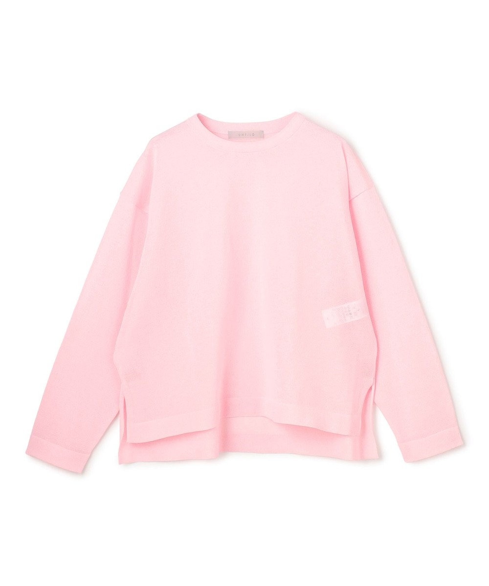 UNFILO シアーフォルムニット クルーネック 