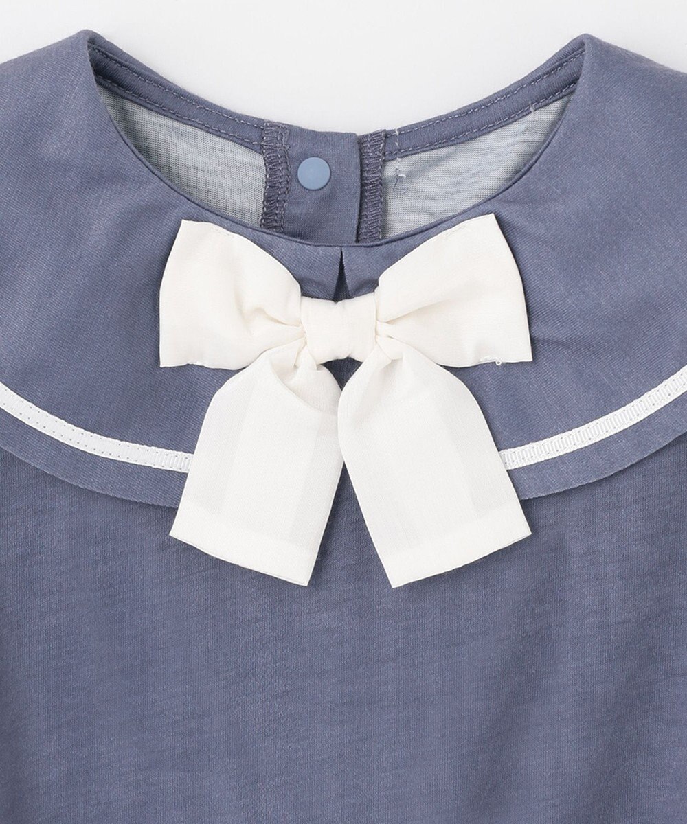 ANY KIDS 接触冷感セーラーカラーTシャツ 