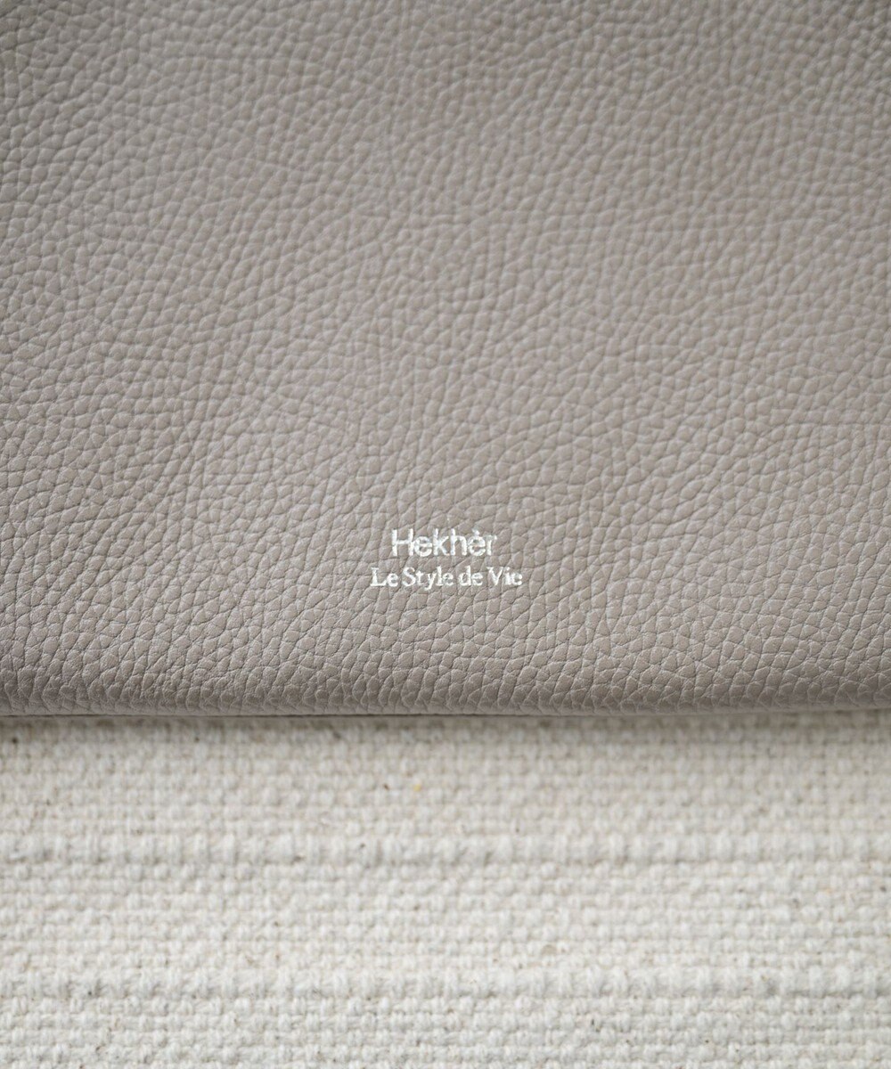 Hekhèr Le Style de Vie 新色追加【日本製】シュリンクレザー スクエアショルダーバッグ 