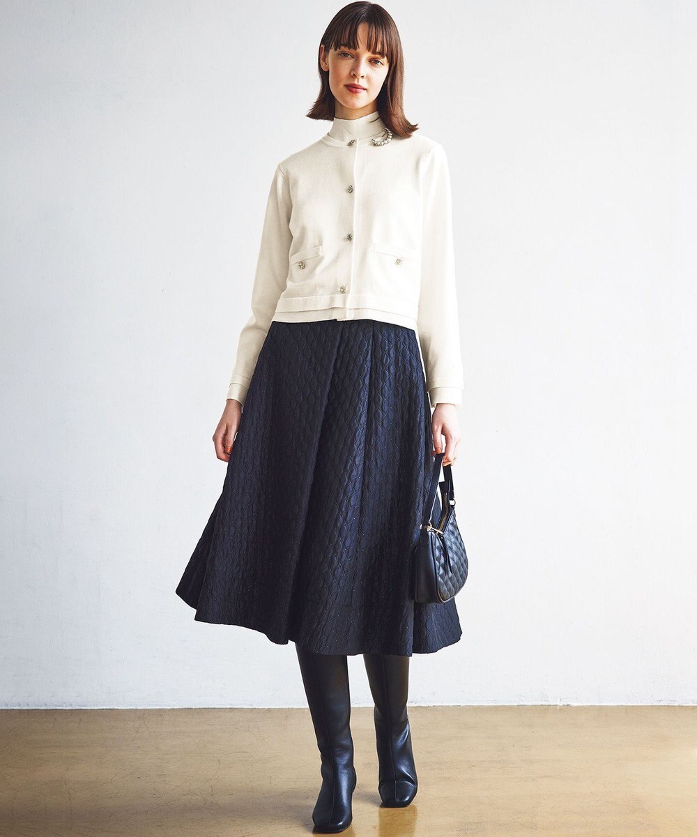 組曲 リブハイネック  ニット 