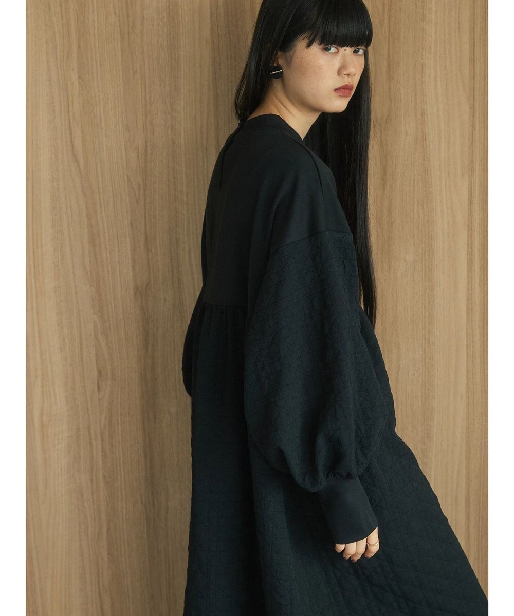 Green Parks armonia．異素材切替ワンピース 