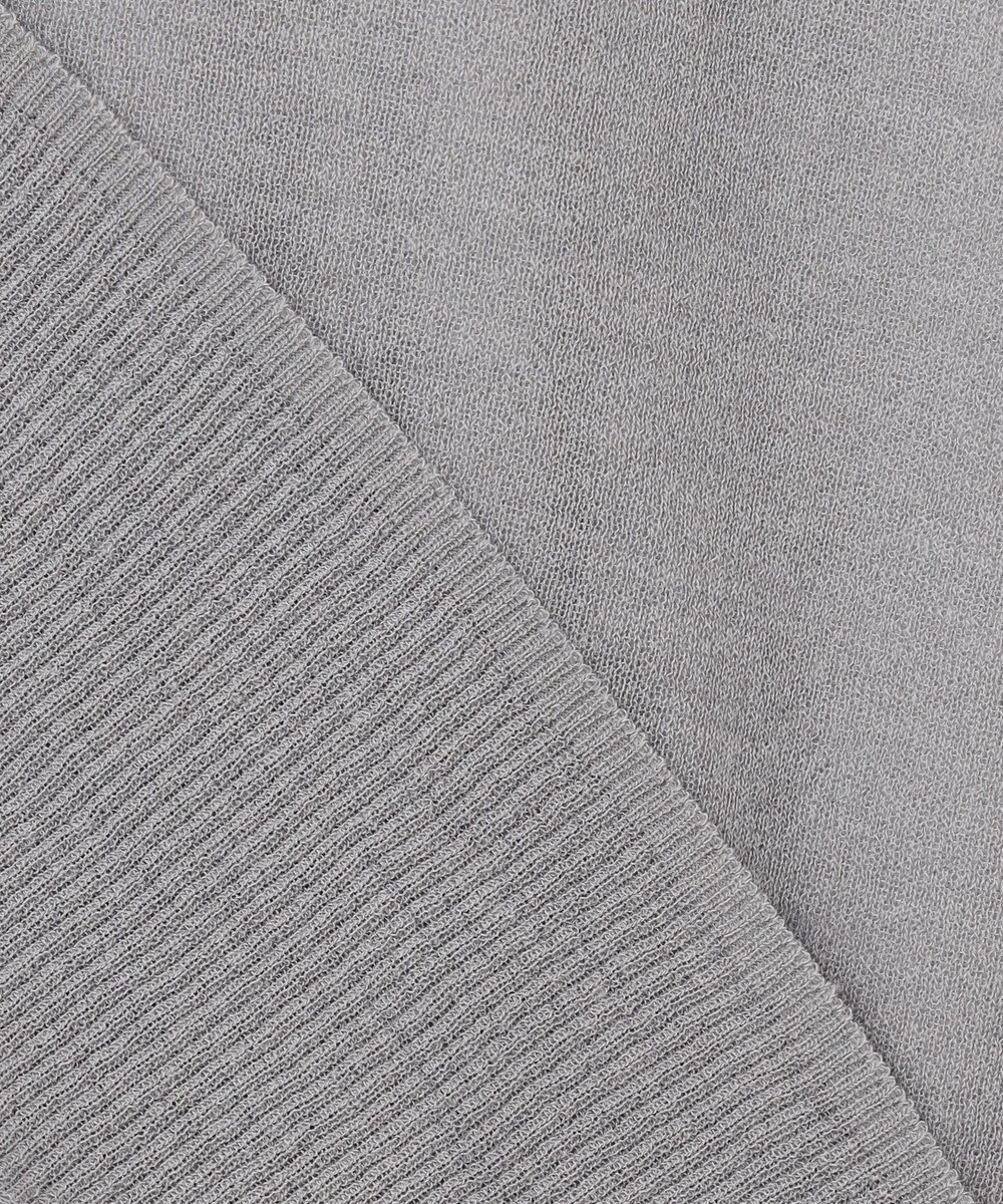 BEIGE， 【洗える・GLOW 10月号掲載】CADDO / シアーウールメッセージロゴＴニット 