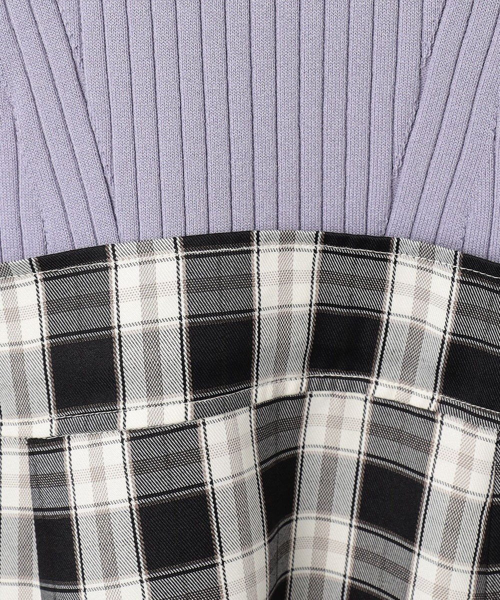 Feroux 【洗える】ニットコンビ ワンピース 