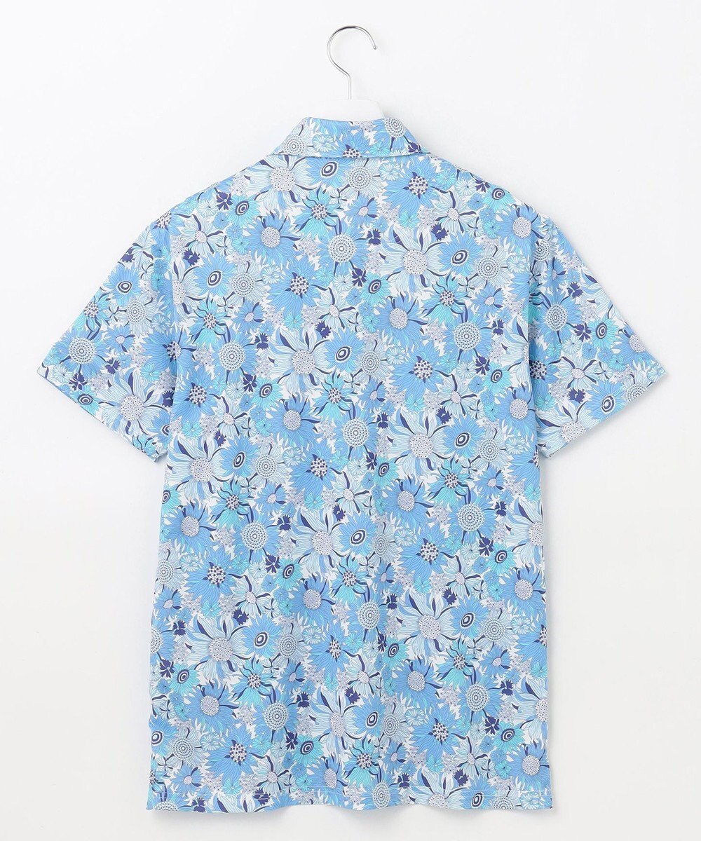 23区GOLF 【MEN】【UVケア/吸水速乾】スプリングフラワー柄 半袖ポロシャツ 