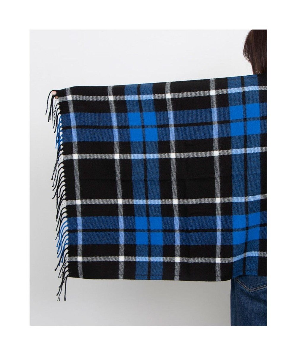 UNBILLION カシュネ cache nez / ウール混チェックストール 
