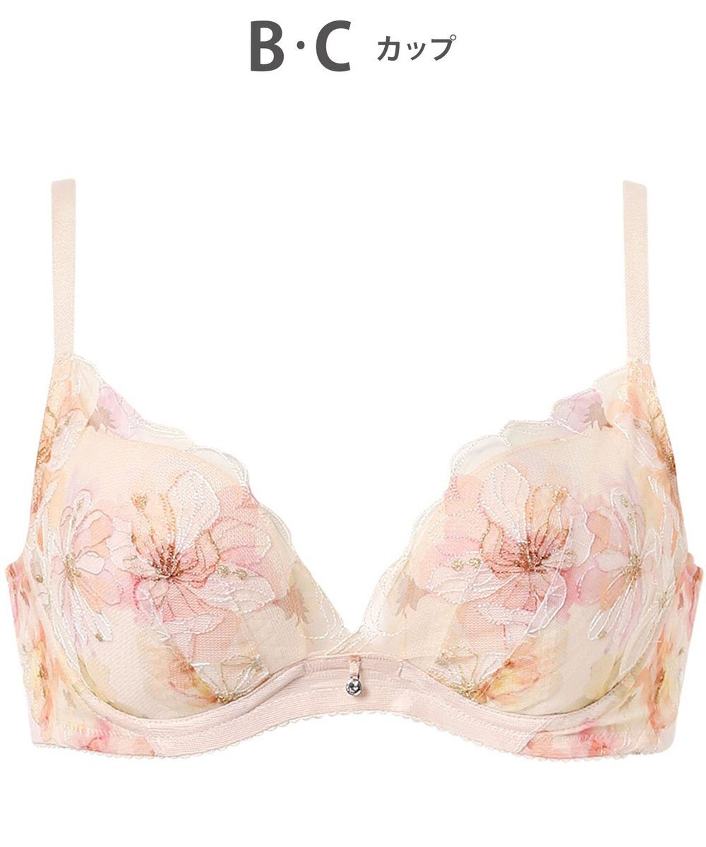 WACOAL ブラジャー 【夏めくブラ】 メッシュ素材(カップ) さらり爽快 バストメイク機能 夏 夏ブラ レディース BXB475 /ワコール 