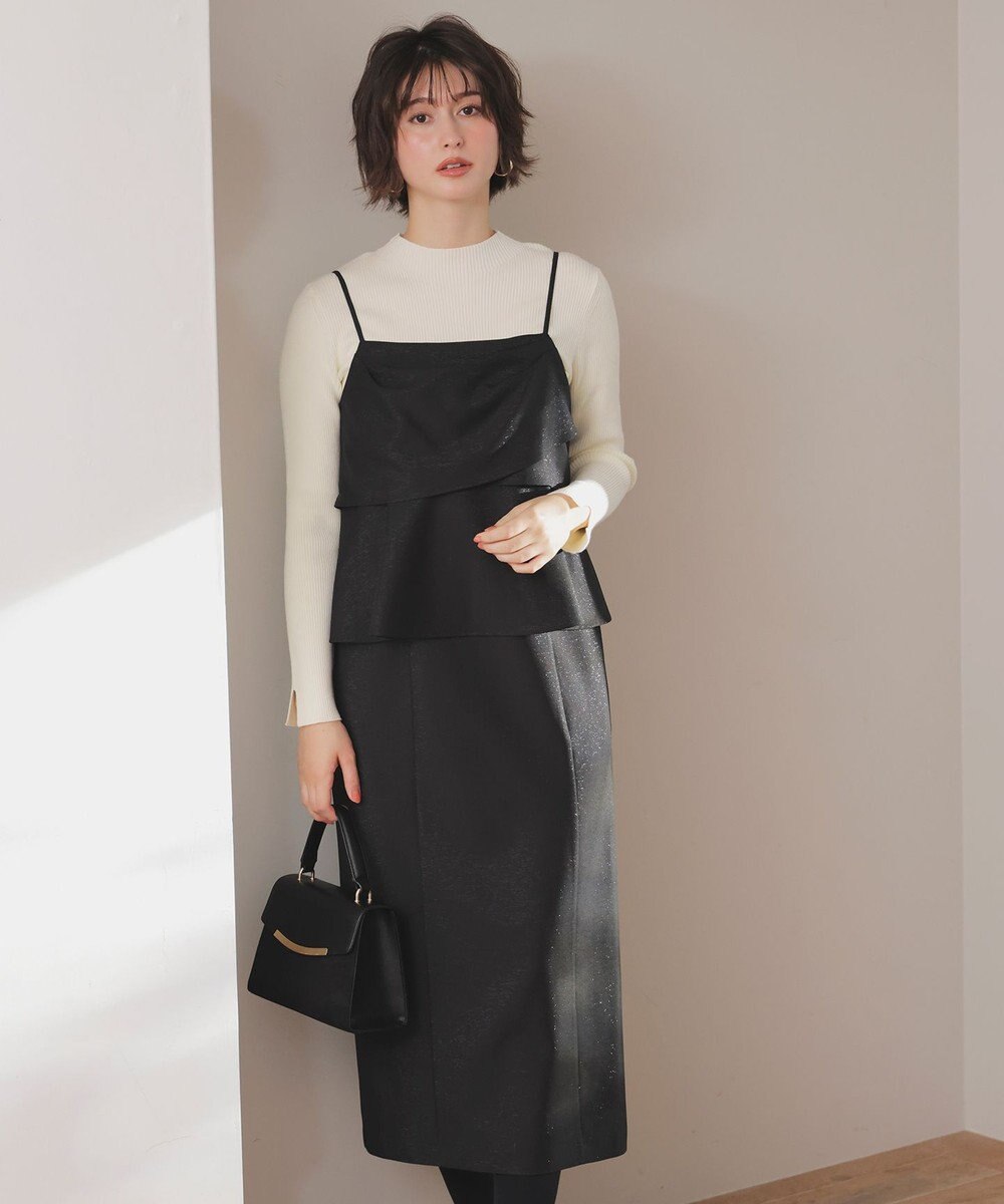 ANY SIS 【2SET】ビスチェ ワンピース × ニット セット 