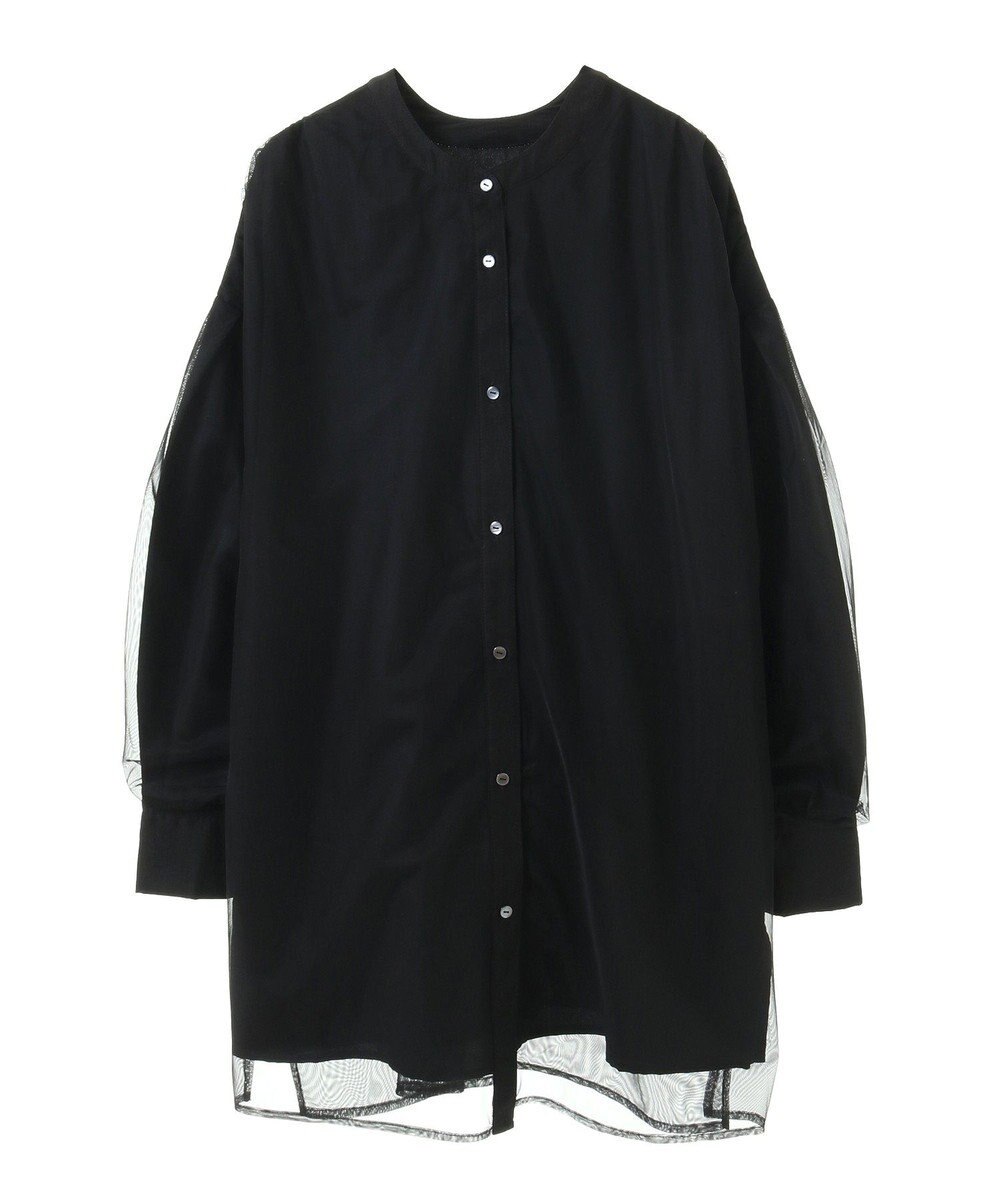 Green Parks ２Ｗａｙ　チュールドッキングシャツチュニック 
