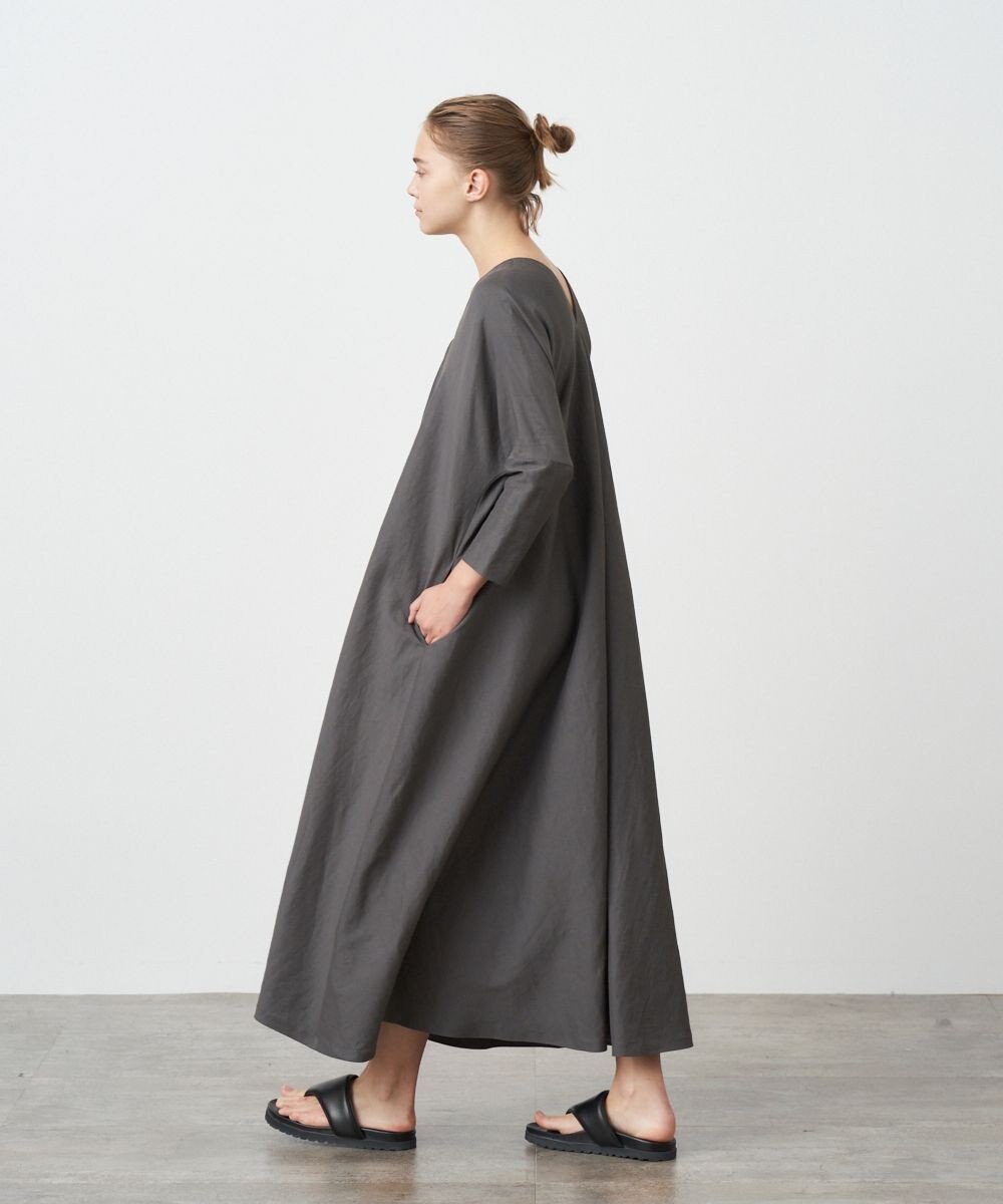 ATON LIGHT HEMP | ドレープドレス 