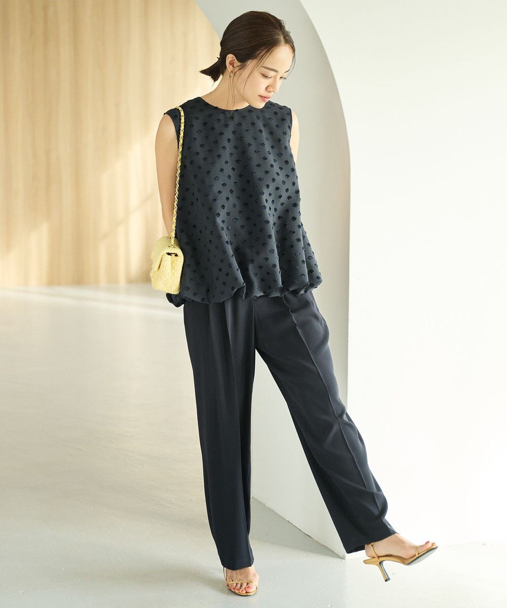 #Newans 2タックセンタープレスパンツ 