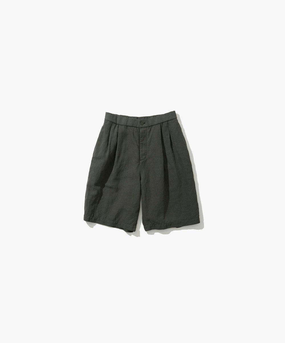 ATON COTTON LINEN VOILE | ツータックイージーショーツ - UNISEX 