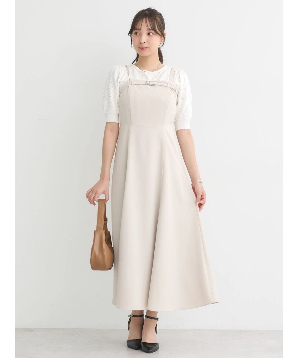 earth music&ecology 胸元ベルトキャミワンピース 
