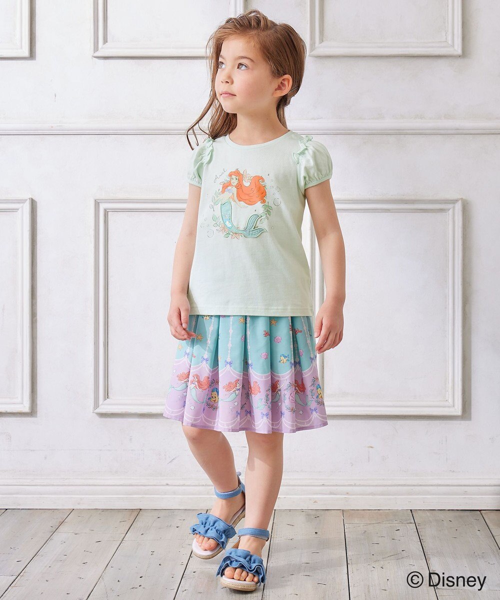 ANY KIDS 【ディズニープリンセス】総柄 プリント スカート 