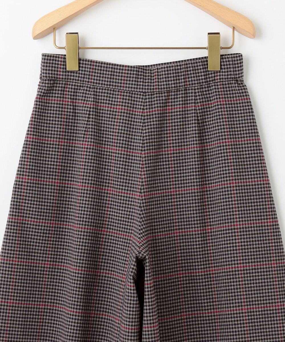 組曲 T/Rツイルストレッチ フレアパンツ 