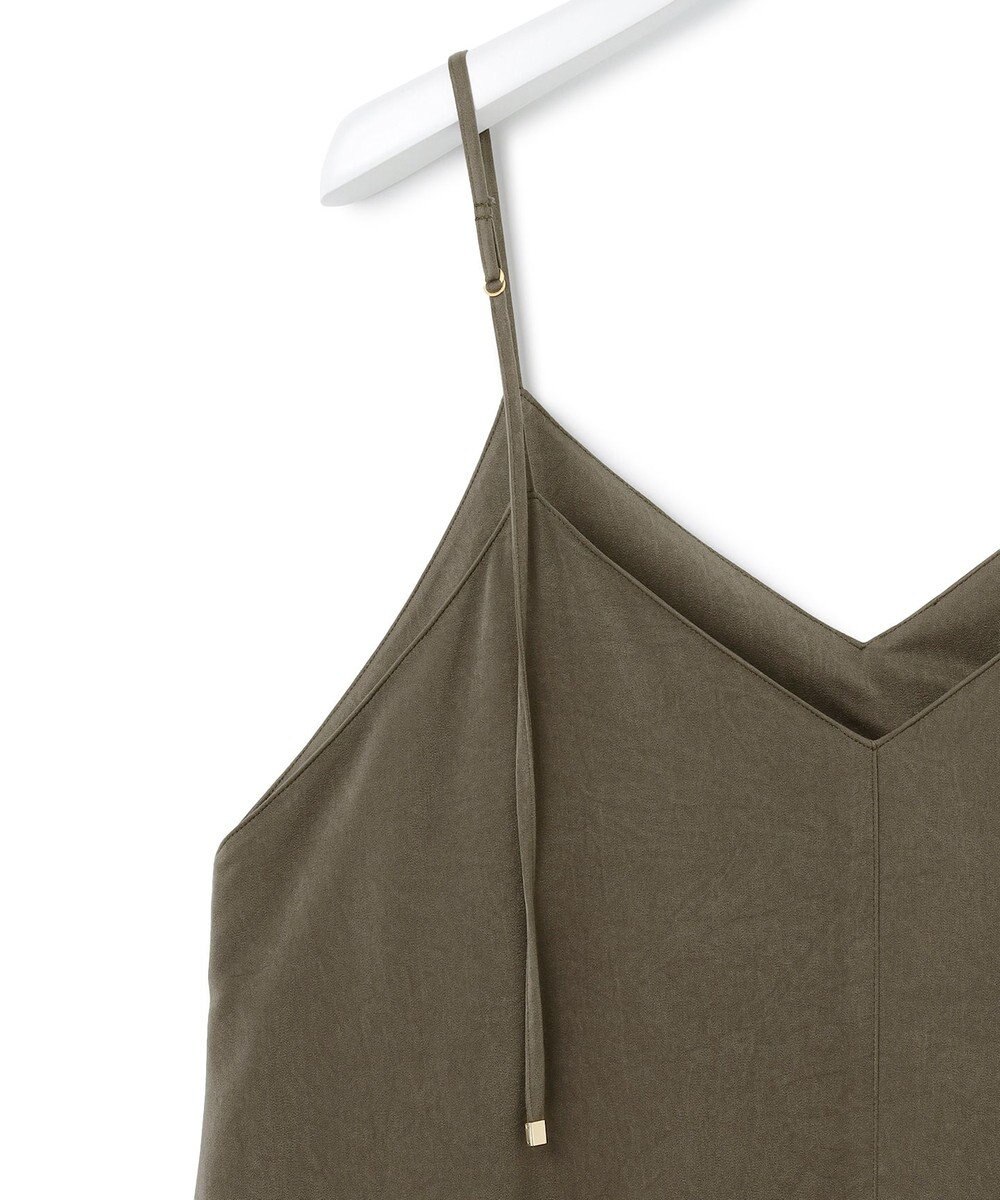 23区 L 【見上愛さん着用/洗える】スエーディーサテン キャミソール ワンピース 