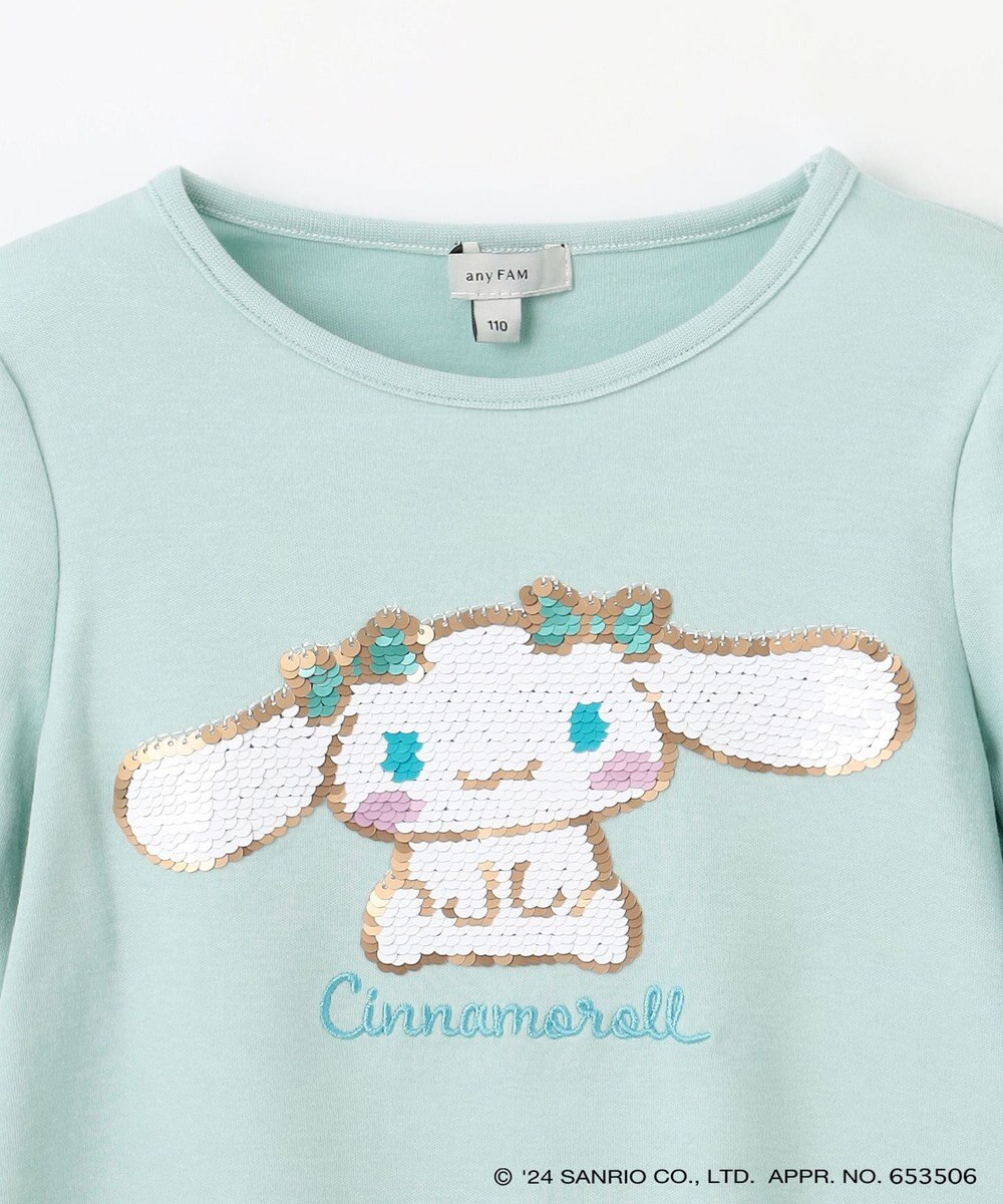 ANY KIDS 【any FAM×サンリオキャラクターズ】ミラクルスパンコール長袖Tシャツ 