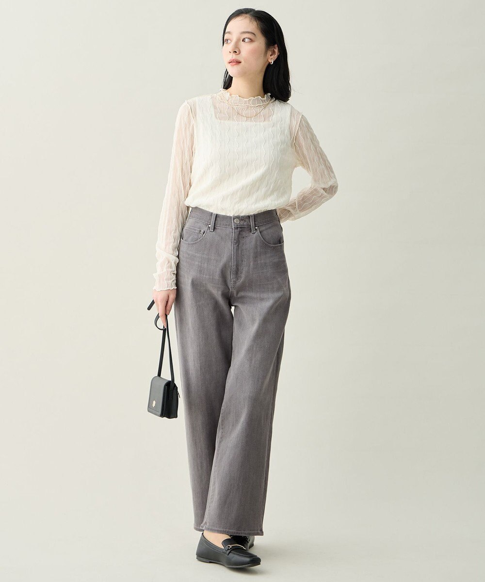 ANY L レースインナートップス 