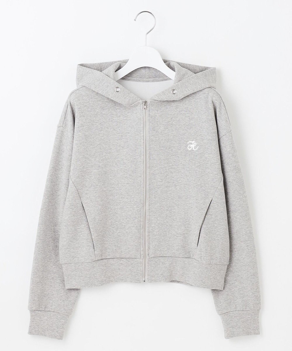 Feroux アイコン刺繍 ダンボール パーカー 