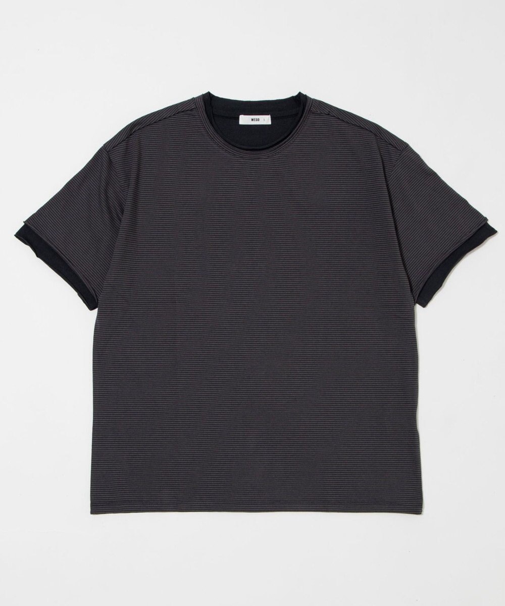 WEGO フェイクレイヤードボーダーT（SS） 